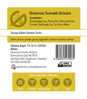 GUA Grissini - Sumak 80g