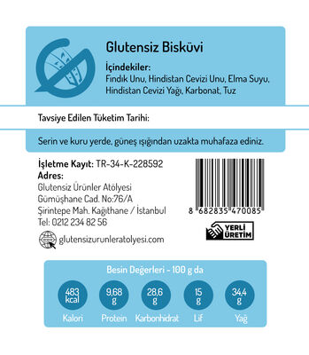 GUA Hindistan Cevizli Bisküvi 80g